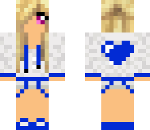 blue girl with headphones