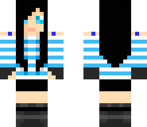 black-haired cool girl