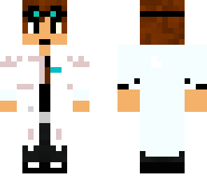 boy with a lab coat up to date