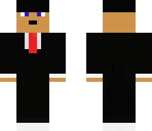 man in black