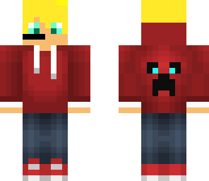 me in red