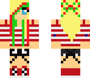 blonde christmas girl