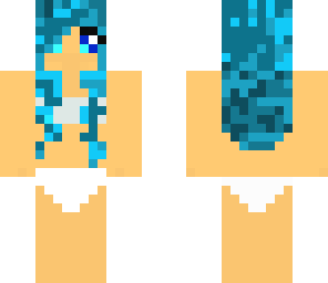 blue bathing suit