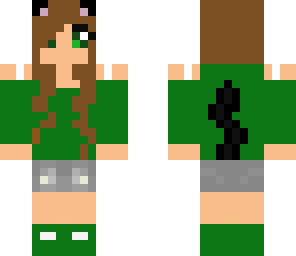 st patricks day girl cat