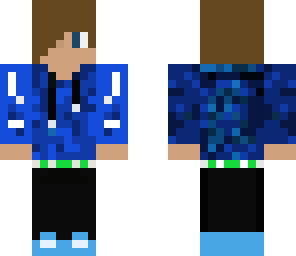 blue teenager boy