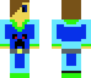 blue man
