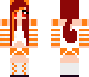 oragne panda girl