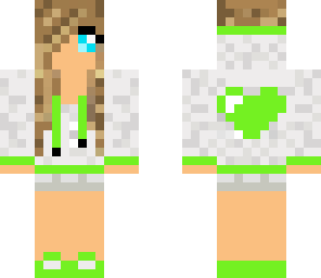 the heart sisters green heart girl