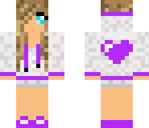 the heart sisters purple heart girl