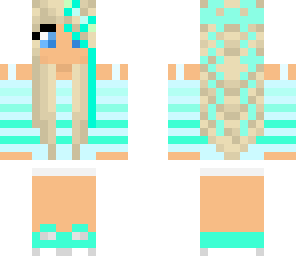 cute lite blue girl