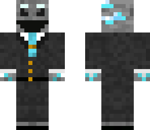 improved diamond ore man in a suit