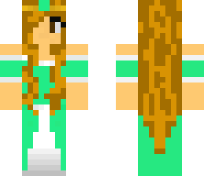 awesome green princess