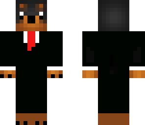 dog in a suit