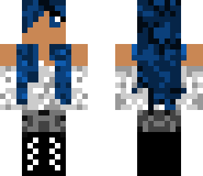 blue girl
