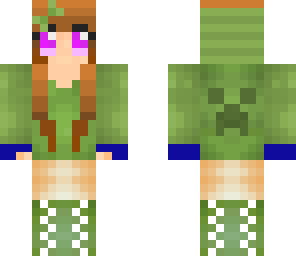 creeper hoodie girl 4