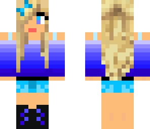 blue girl