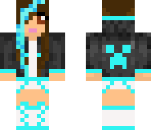 blue cool girl
