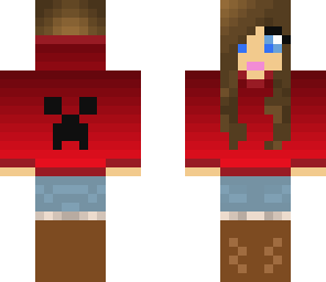 red creeper girl