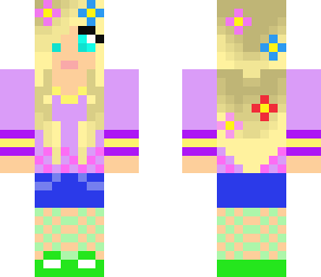 flower power cute girl