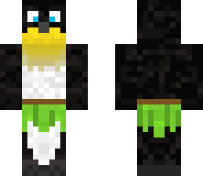 grass skirt penguin