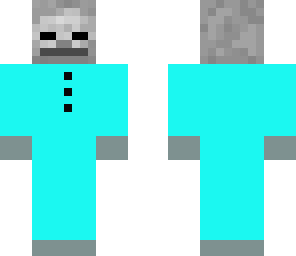 skeleton in a nightgown 2