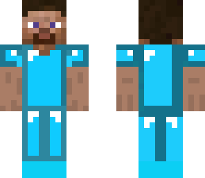 steve in diamond armor