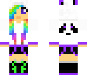 dirl with rainbow stuff