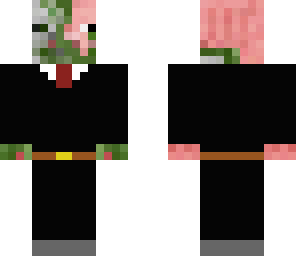 zombie pigman in a suit