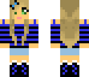 blue girl