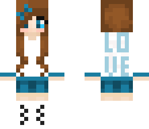 blue girl