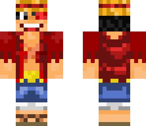 red saiyan luffy