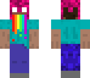 rainbow throw up