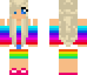 rainbow blonde