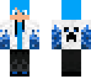 blue teen with blue fire hands