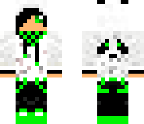 green panda boy skin