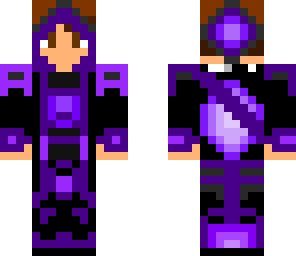 ultimate ender assassin with brown eyes