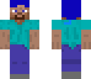 dark blue hair steve