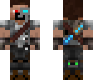 half robot steve