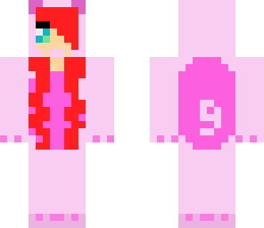 pig suit girl