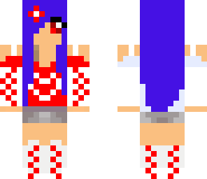 red and blue girl