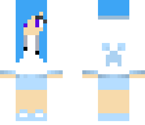 creeper hoodie blue 3
