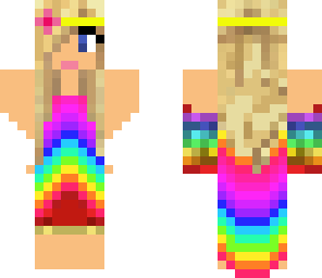 rainbow girl