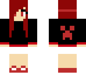 creepah hoodie red