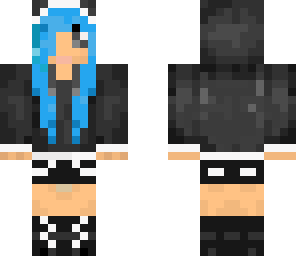 blue hair girl