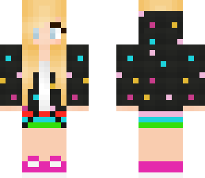editied polka dot girl