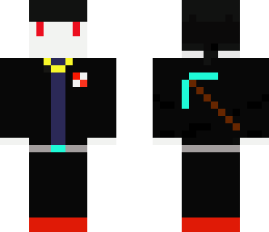 kai diamond pickaxe with gold necklace