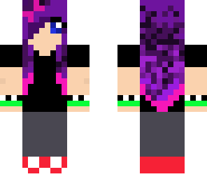 purple emo girl
