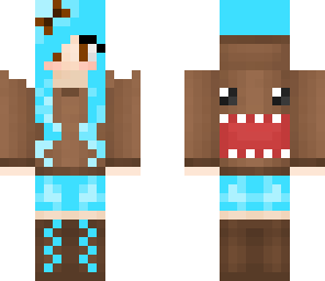 electric blue domo girl
