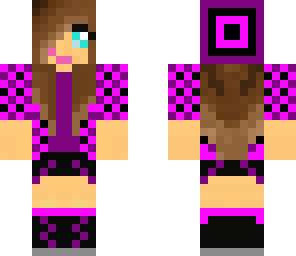 cute purple bennie girl