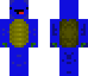 blue derpy turtle